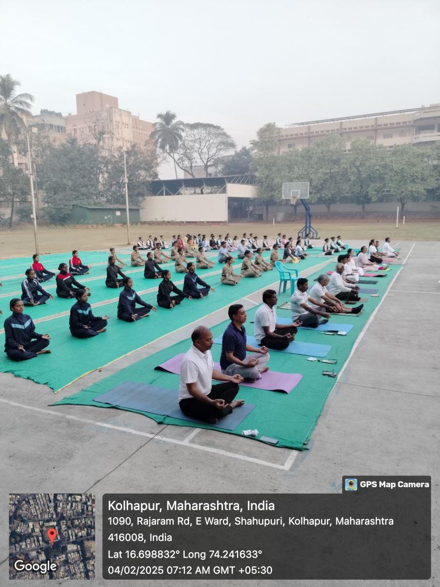 World Suryanamaskar Day ( 5 MAH BN NCC, D.R.K
